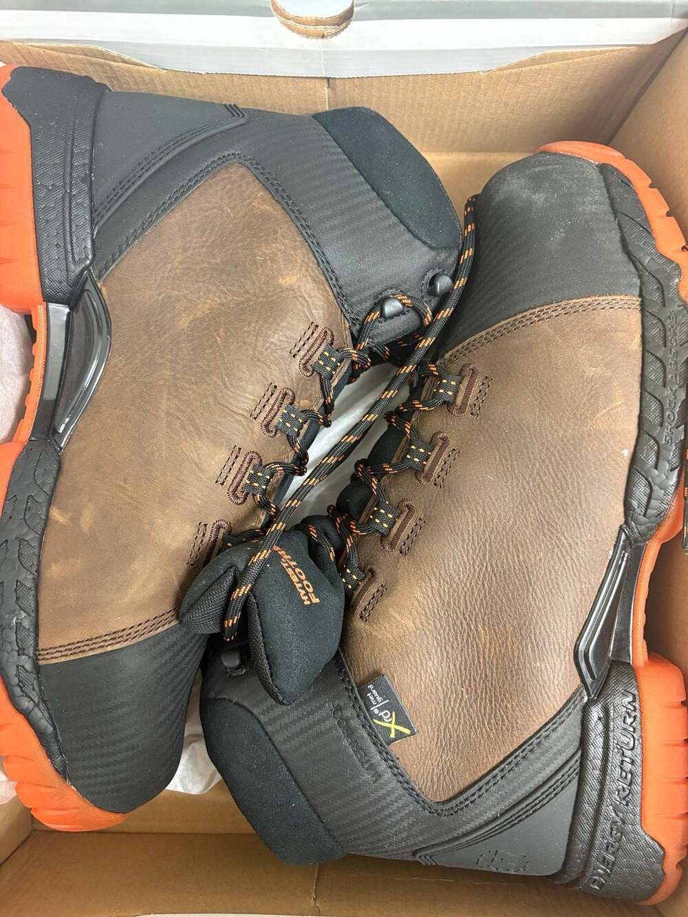 Hytest Xergy 6” Waterproof Safety Boots Brown Men’s Size 11 3E EH WP With Box